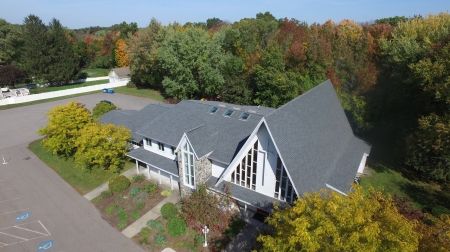 Asphalt Shingle Roof - St Michaels Church Holliston 